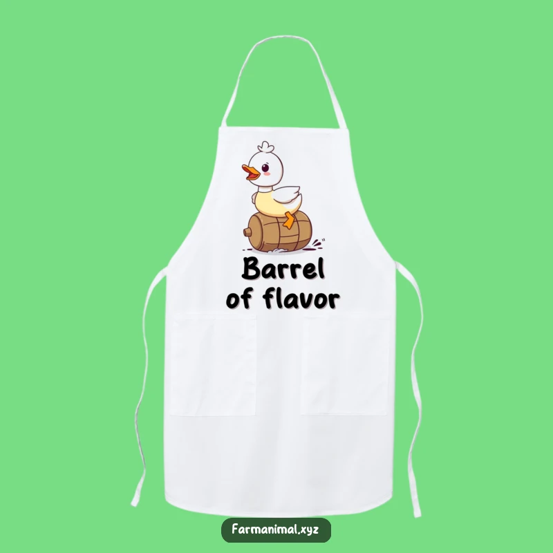 Funny Duck Apron - Rolling Adventures, Kitchen Fun, Perfect Funny Gift