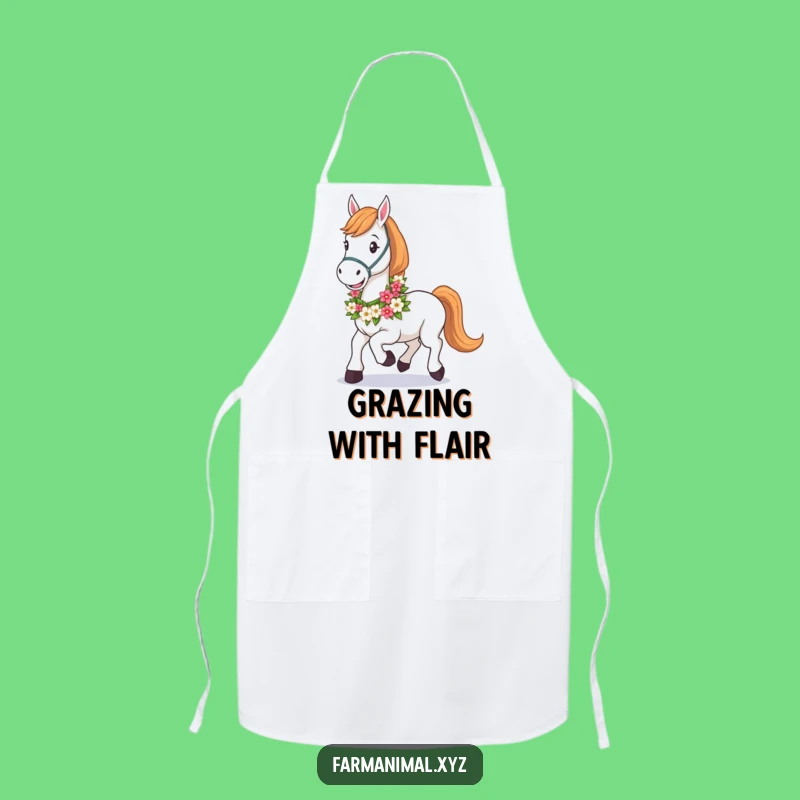 Funny Horse Garland Apron: Cook Up Fun with This Funny Gift