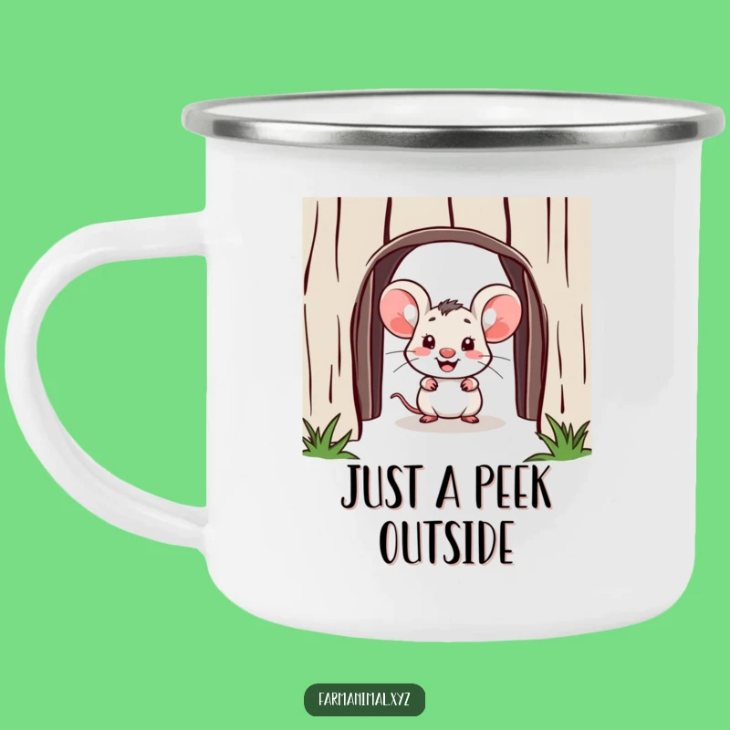 Funny Mouse Campfire Mug - Durable & Hilarious Outdoor Adventure Gift