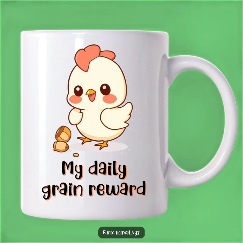 Funny Chicken Pecking Kernel Mug: A Hilarious Farm Animal Gift for Chick Enthusiasts
