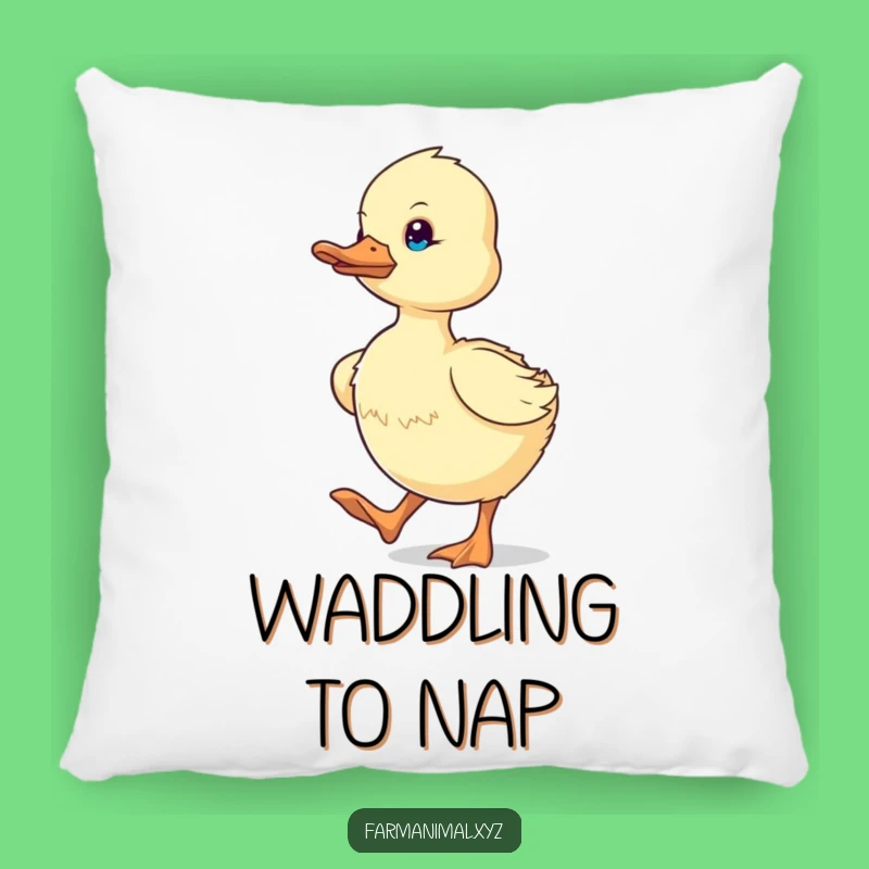 Funny Duckling Waddling Pillow: Comfy Determination for Your Space