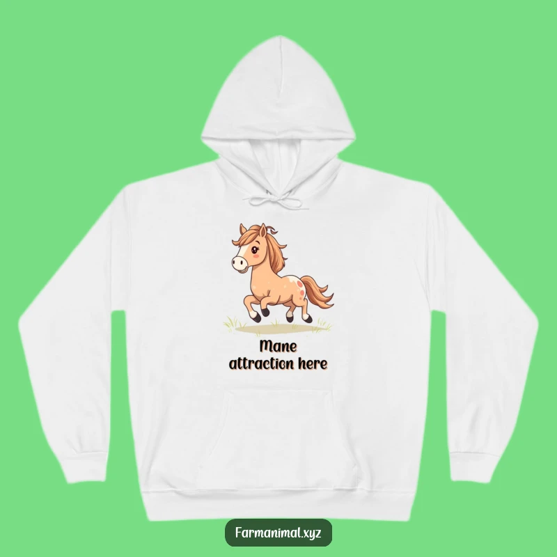 Cozy Happy Horse Galloping Hoodie: Stay Warm on Your Majestic Adventures