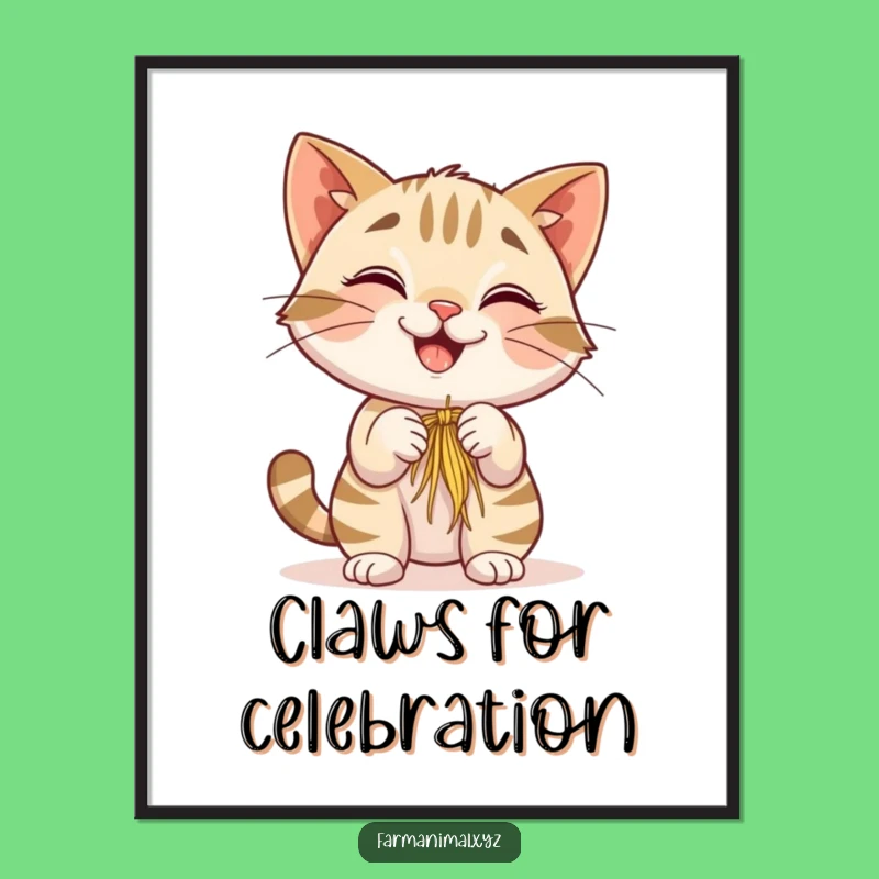 Free Printable Cat Wall Art: Funny Barn Cat Art, Downloadable & Print at Home Decor