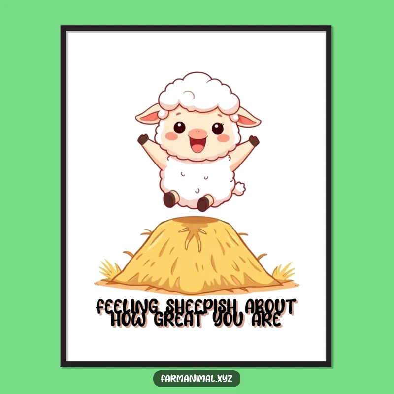 Free Printable Sheep Wall Art: Funny Downloadable Decor for a Playful Space