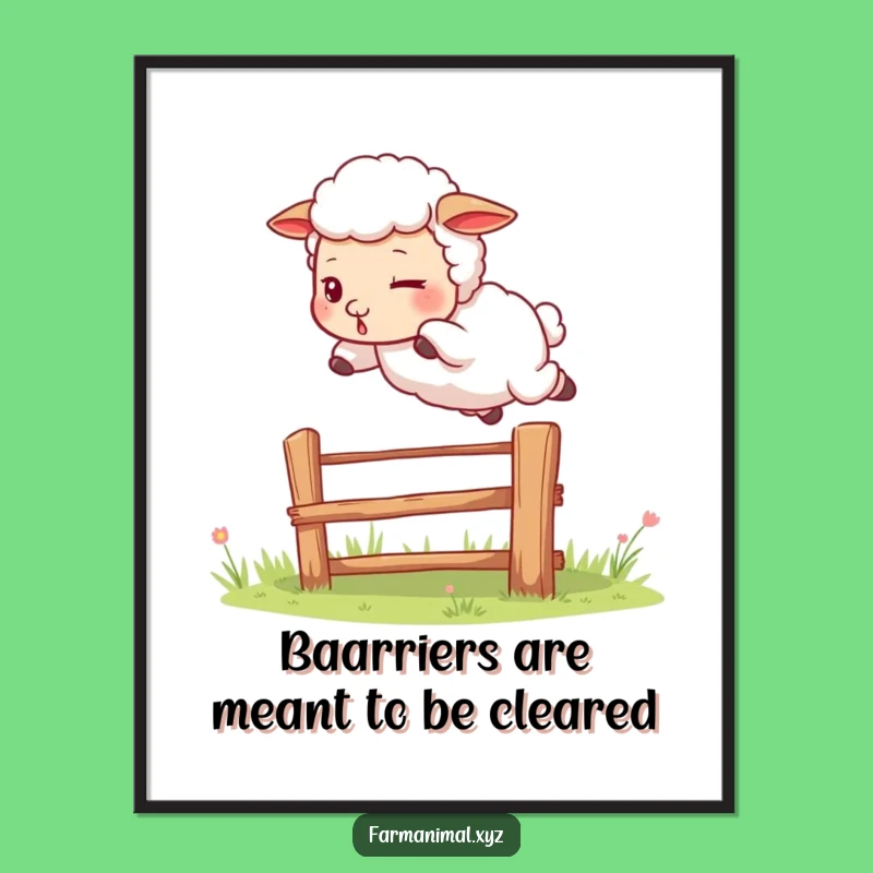 Free Printable Sheep Wall Art: Funny Downloadable Decor for a Whimsical, Energetic Vibe!