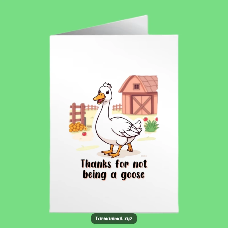 Free Printable Goose Thank You Card: Honk a Thank You with This Joyful Downloadable!