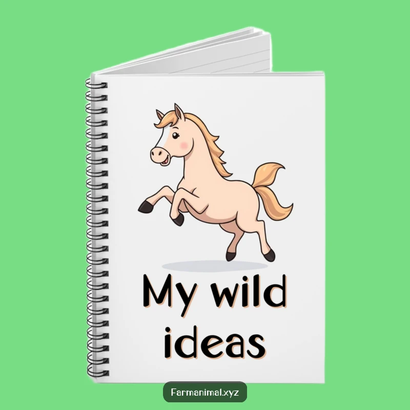 Funny Horse Gallop Notebook - Trot Down Your Ideas!