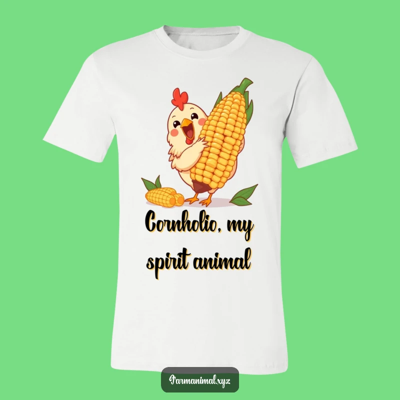 Funny Chicken Corn T-Shirt: Hilarious Poultry Apparel for Comfort