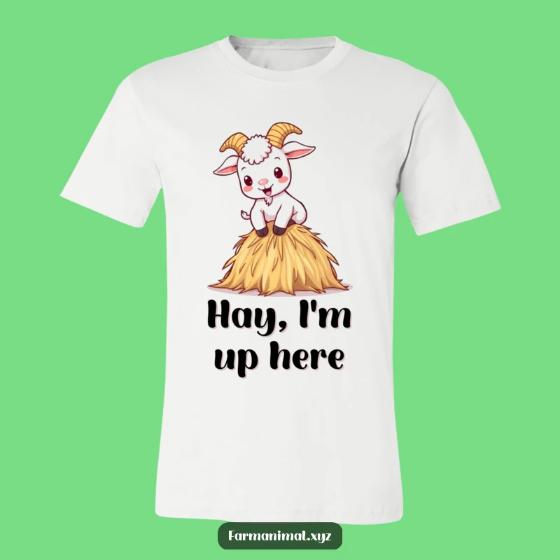 Funny Mischievous Goat T-Shirt - Hilarious Outfit for Farm Fun and Pranksters