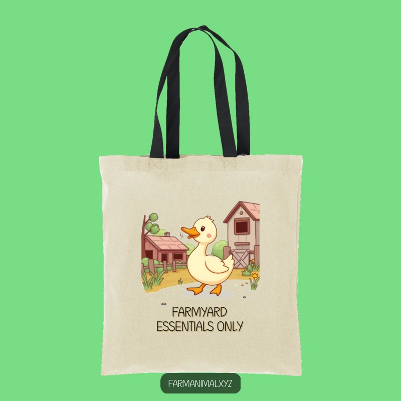 Funny Duck Farm Tote Bag - Carry Your Laughs with This Joyful Gift