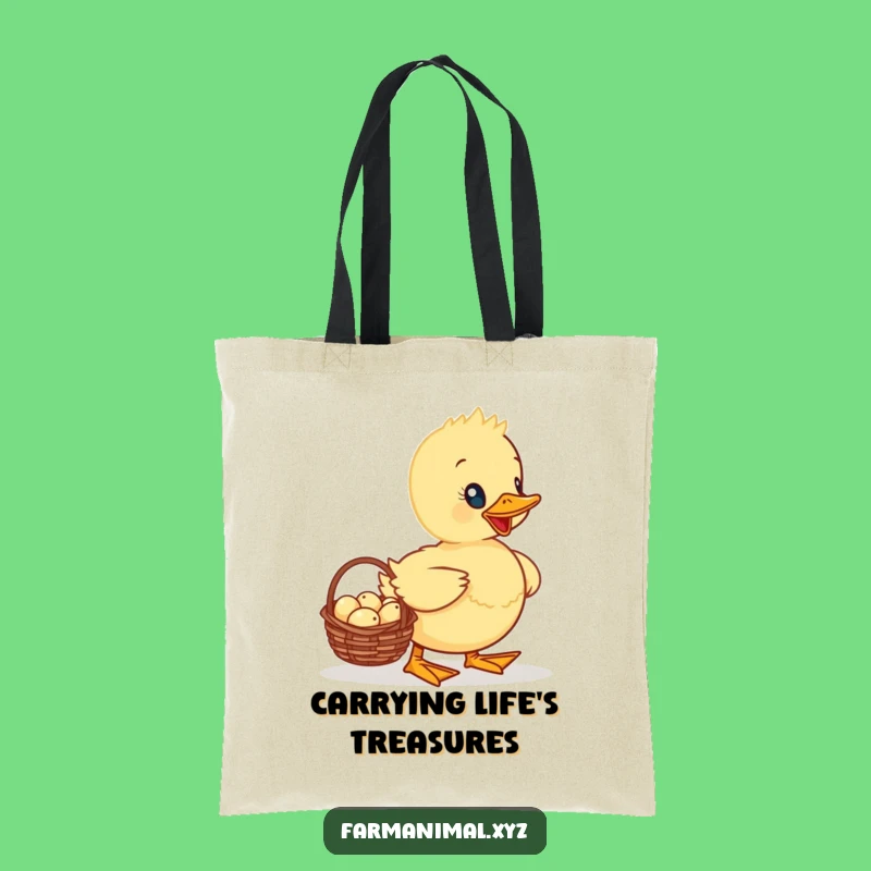 Funny Duckling Tote Bag - Carry Your Goods with Cute Charm